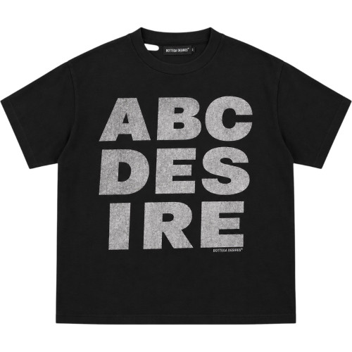 BOTTEGA DESIRES BLACK ABC DESIRES TEE