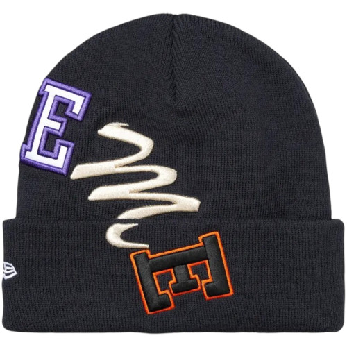 SUPREME NEW ERA NAVY ARC BEANIE