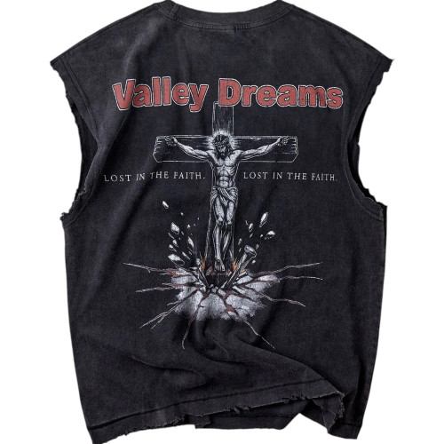 VALE FOREVER CONCRETE CROSS TANK