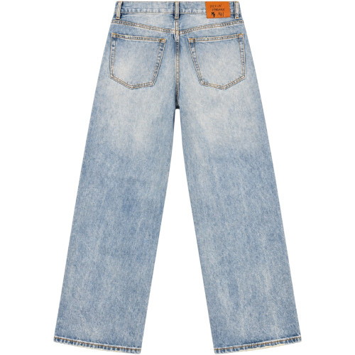 MERLINS FATHER PAINTED IN PAIN JEANS