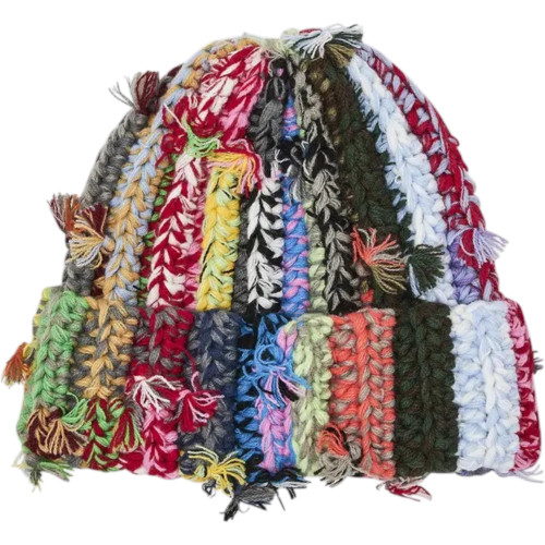 SUPREME MULTICOLOR HAND TIED BEANIE