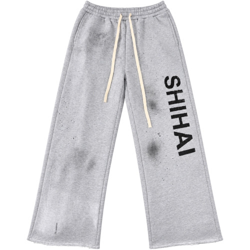 SHIHAI KASSORO HEATHER GREY PANTS