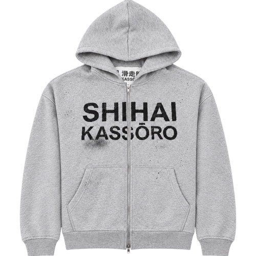 SHIHAI KASSORO HEATHER GREY ZIP