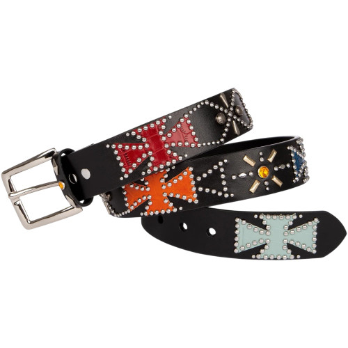 GARMENTS DISTRICT MULTICOLOR DÈ DÈ STUDDED BELT