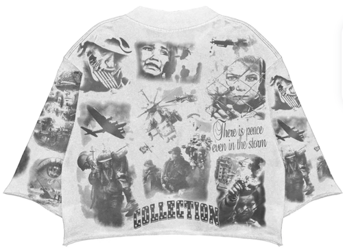 PRESTIGE CREAM/BLACK GLORY THROUGH PAIN TEE