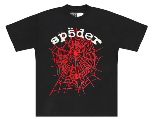 SP5DER BLACK LEGACY LOGO TEE
