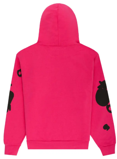 SP5DER PINK BELUGA HOODIE