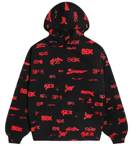SP5DER SEX AOP HOODIE