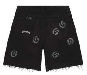 GODSPEED BLACK INFINITY DENIM SHORTS