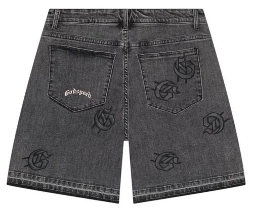 GODSPEED GREY INFINITY DENIM SHORTS