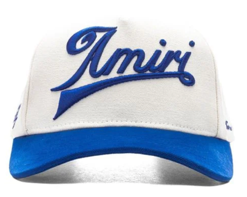 AMIRI CREAM/ROYAL TWO TONED HAT