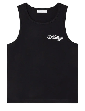 VALE FOREVER BLACK SLUB TANK
