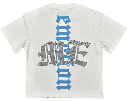 MIXED EMOTION ANGEL RHINESTONE TEE