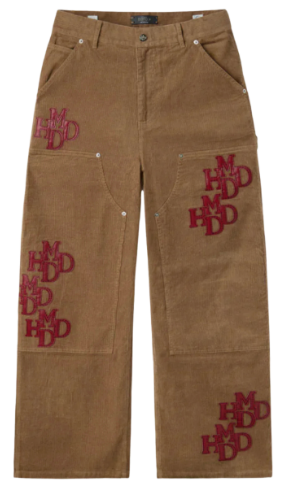 HMDD PATCH CORD DOUBLE KNEE PANTS