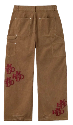 HMDD PATCH CORD DOUBLE KNEE PANTS