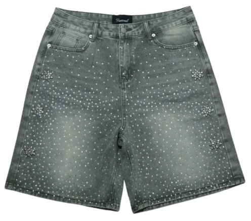 FRATERNAL WASHED OLIVE ASTRO JORTS