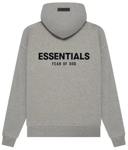 ESSENTIALS DARK OAT HOODIE