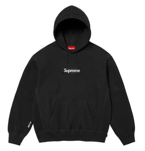 SUPREME BLACK BOX LOGO HOODIE