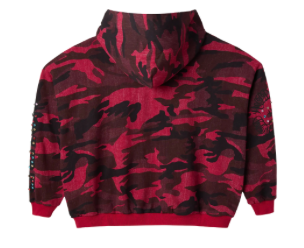 HMDD RED CAMO CHIMSTONE ZIP