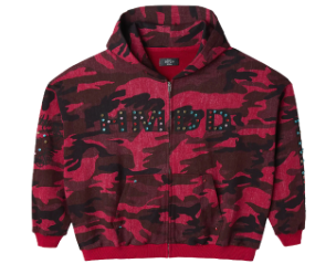 HMDD RED CAMO CHIMSTONE ZIP
