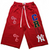 CRUM RED 3/4 SHORTS