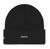 SUPREME X NEW ERA® BLACK OLD ENGLISH BEANIE