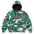 SUPREME GREEN CAMO QUILTED ZIP UP