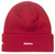 SUPREME RED NEW ERA SCRIPT BEANIE