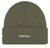 SUPREME X NEW ERA LIGHT OLIVE BOX LOGO BEANIE (FW25)