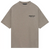 ESSENTIALS HEATHER GREY JERSEY CREWNECK TEE
