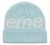 SUPREME LIGHT BLUE BIG LOGO BEANIE