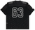 SUPREME BLACK BONES FOOTBALL JERSEY