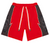 GODSPEED HALFTIME RED/GRAPHITE SHORTS