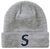 SUPREME X NEW ERA GREY/NAVY BEANIE