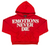 MIXED EMOTION RED 'END' RHINESTONE ZIP