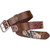 GARMENTS DISTRICT BROWN KOI FISH STUDDED BELT