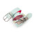 GARMENTS DISTRICT BLUE KOI FISH STUDDED BELT
