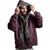 BLANCO LANE BURGUNDY SCARF ZIP