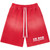 SHIHAI KASSORO RED ESSENTIALS COTTON SHORTS