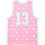 SUPREME X MITCHELL & NESS PINK MONOGRAM JERSEY
