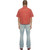 SHOOT1ST RED DENIM POLO ZIP