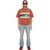 SHOOT1ST RED DENIM POLO ZIP