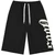 GODSPEED BLACK OG LOGO 3QTR SHORTS