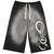 GODSPEED BLACK WASH NEW AGE 3QTR SHORTS