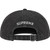SUPREME BLACK ITALY 6-PANEL HAT