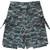 DAVEN HOMME DOUBLE KNEEL CAMO DENIM SHORTS