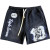 TRIPLE SEVENS BLACK ALLSTAR SHORTS
