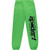 SP5DER P*NK V2 BRIGHT GREEN SWEATPANTS