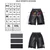 VALE FOREVER BLACK DIY USA SWEAT SHORTS