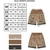 VALE FOREVER CREAM DOUBLE JORTS